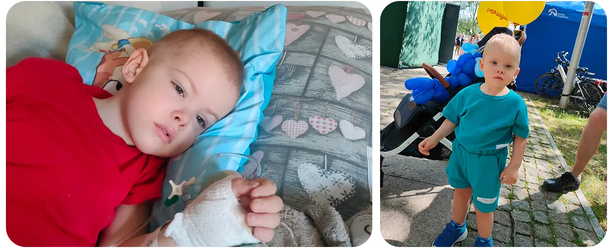 Kacper Wołczak - zbiorka na leczenie