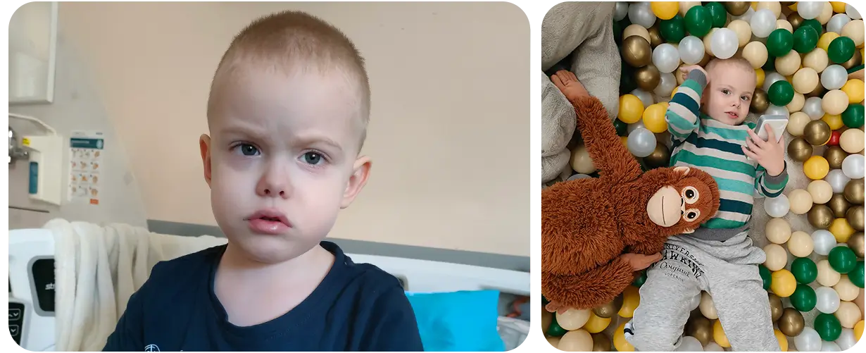 Kacper Wołczak - zbiorka na leczenie